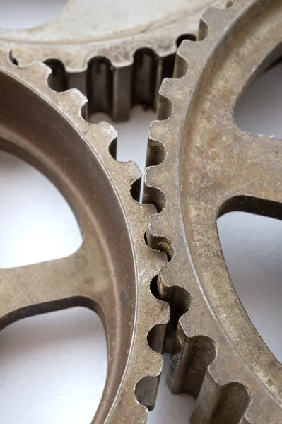 stock image Closeup on cogwheels