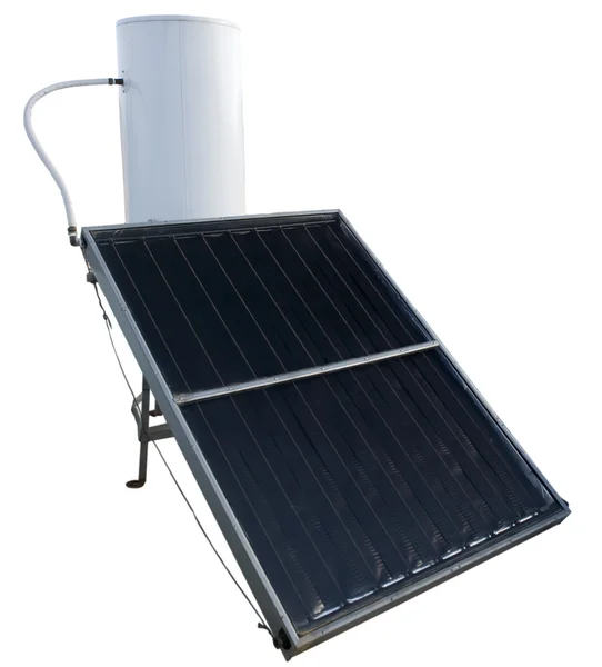Energía solar calentador de agua —  Fotos de Stock