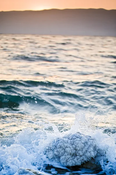 Nascer do sol sobre o mar morto — Fotografia de Stock