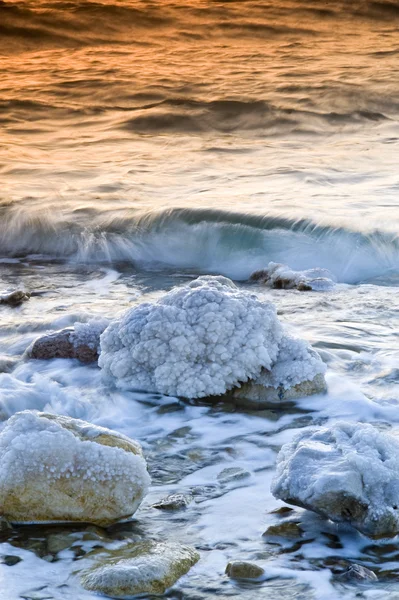 Схід сонця над мертвим морем — стокове фото