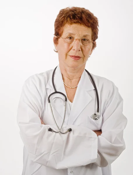Senior vrouwen arts — Stockfoto