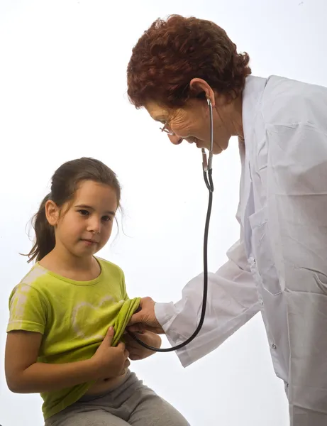 Arzt und Kinderarzt — Stockfoto