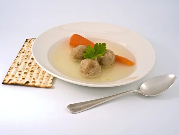 Matzo ball soup — Stock Photo, Image