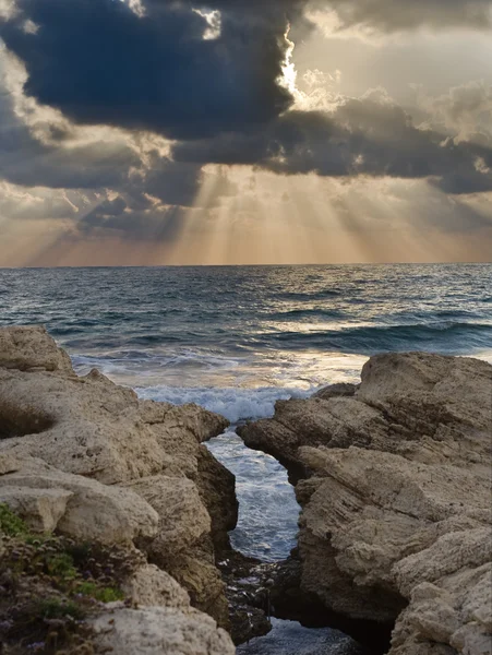 stock image Beach sunset