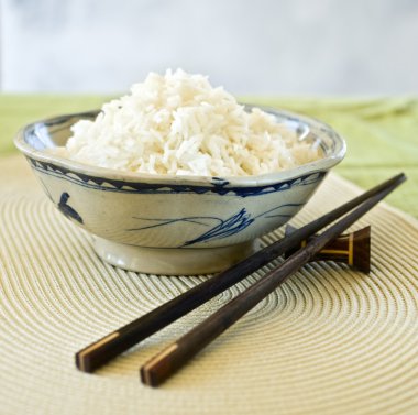 Bowls of rice clipart