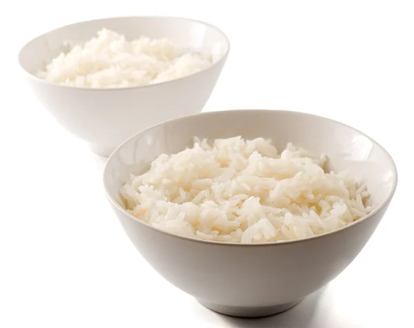 Dvě misky rýže — Stock fotografie