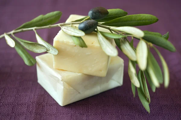 stock image Olive soap