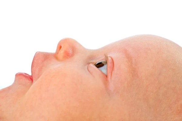 Close up on baby face — Stock Photo, Image