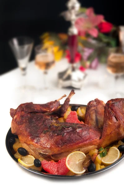 Roast rabbit — Stock Photo, Image