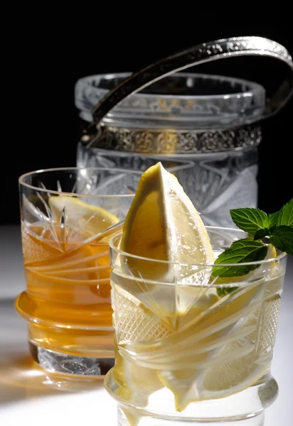 Бакарди с лимоном — стоковое фото