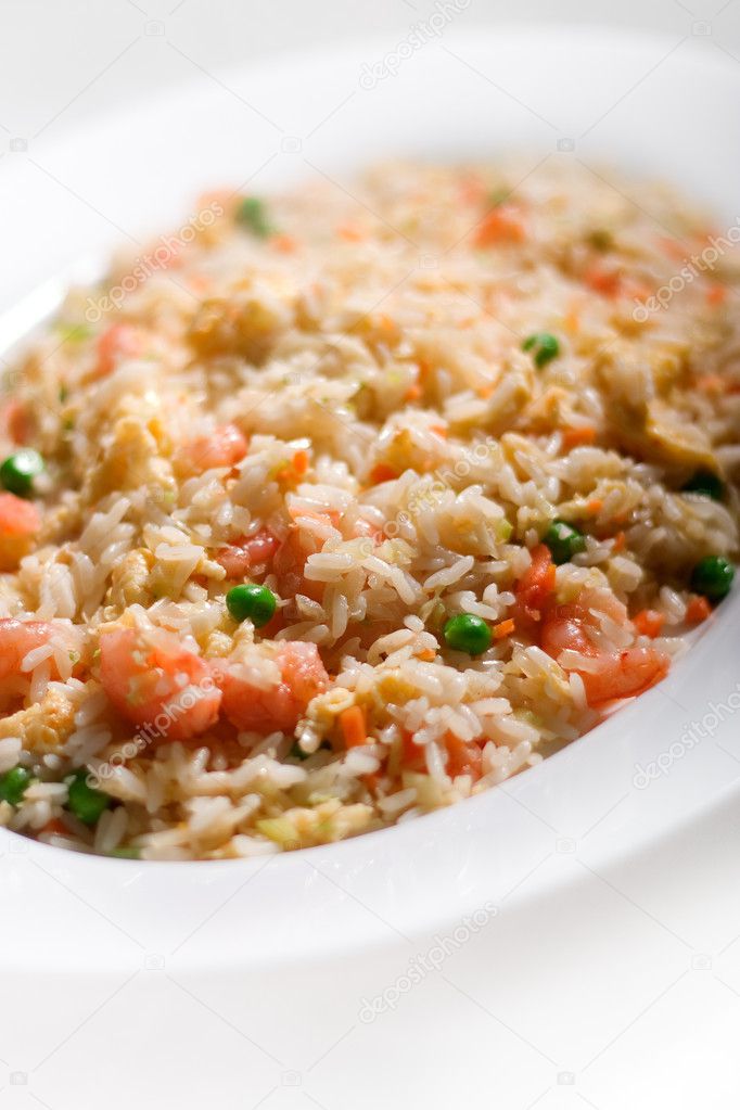 Rice with shrimp