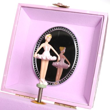 Girl's jewelery box clipart