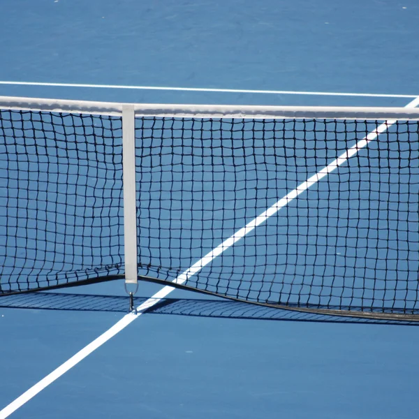 Quadra de ténis azul — Fotografia de Stock