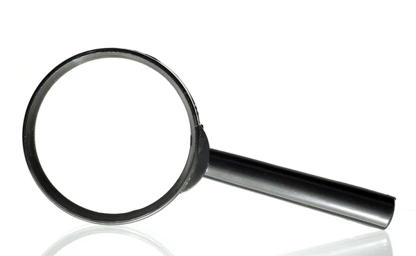 Close up magnifying glass. — Stock Photo, Image