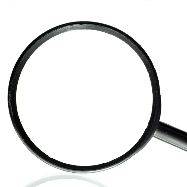 Close up magnifying glass. — Stock Photo, Image