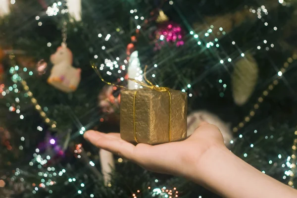 Рождественский подарок — стоковое фото