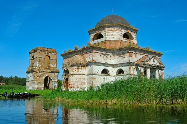 stock image Temple of the flooded settlement