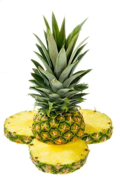 Vágott ananász — Stock Fotó