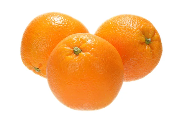 Três laranja — Fotografia de Stock