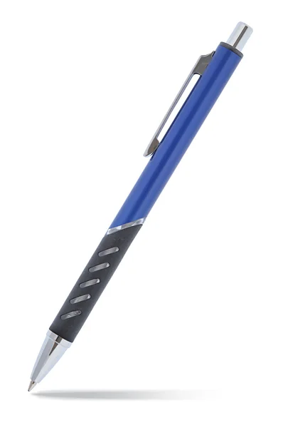 Mavi top uçlu kalem — Stok fotoğraf