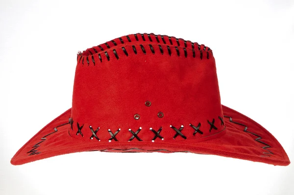 Roter Cowboyhut — Stockfoto