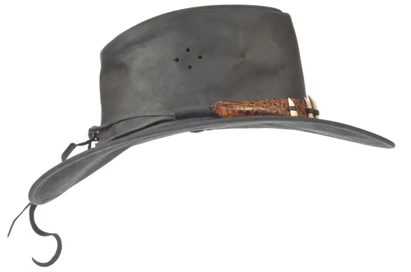 Чорний ковбойському капелюсі — стокове фото