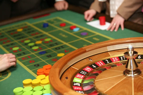 Roulette på casino — Stockfoto