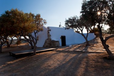 Church on island Crete clipart