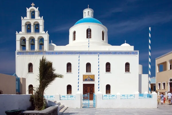 Kirke på øen Santorini 2 - Stock-foto
