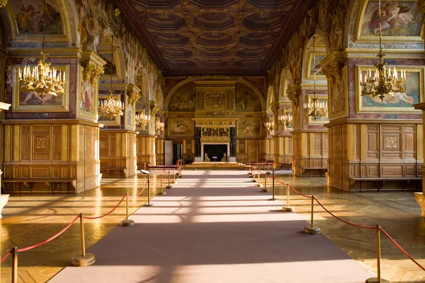 Interior en el castillo Fontainebleau 3 — Foto de Stock