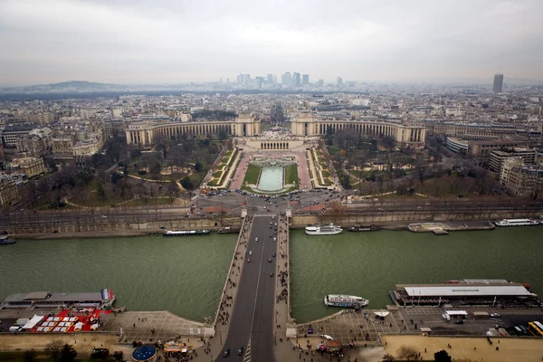 Rodzaju Paryż z wieży Eiffla — Zdjęcie stockowe