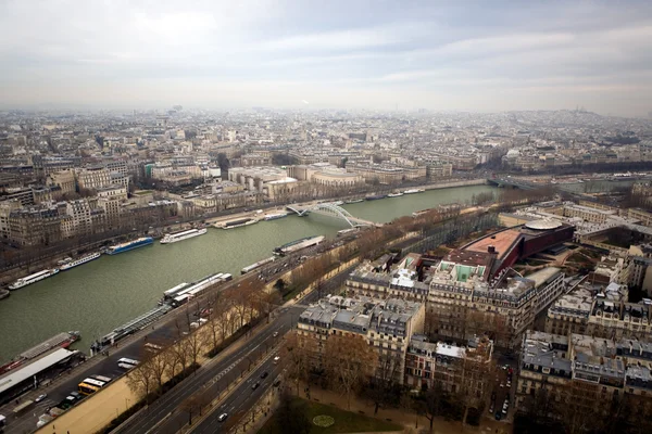 Вид на Париж с Эйфелевой башни 1 — стоковое фото