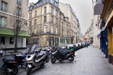 Streets of Paris 4 clipart