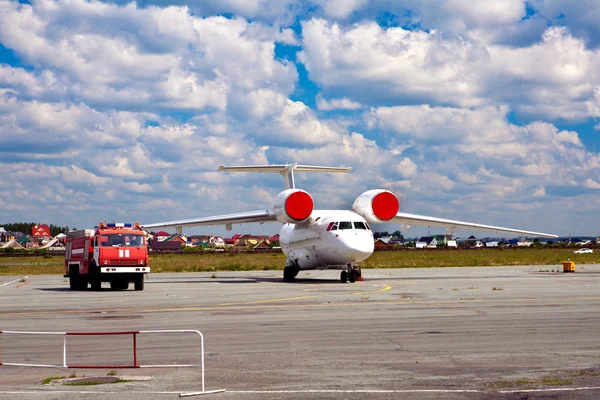 stock image Plane parking