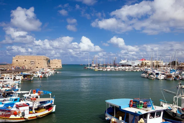 Iraklion city Port — Stok fotoğraf