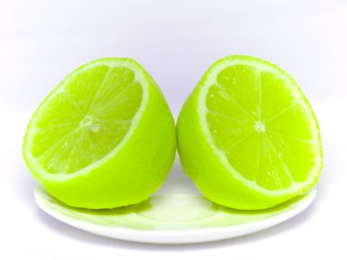 Green lemon clipart