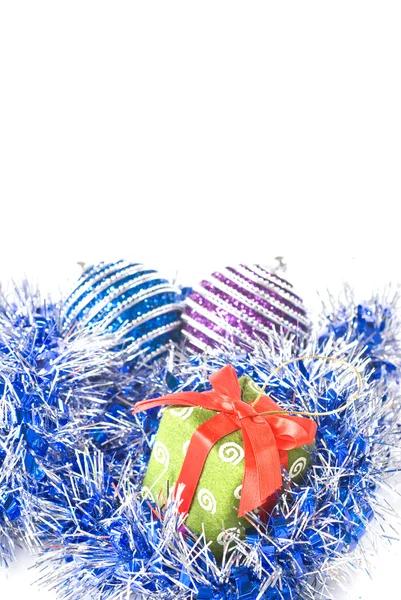 Palle di Natale con decorazione — Foto Stock