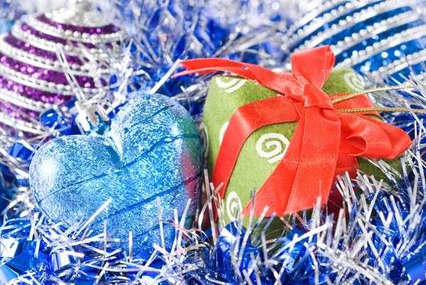 Palle di Natale con decorazione — Foto Stock