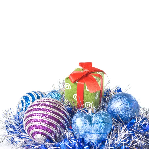 Bolas de Navidad con decoración — Foto de Stock