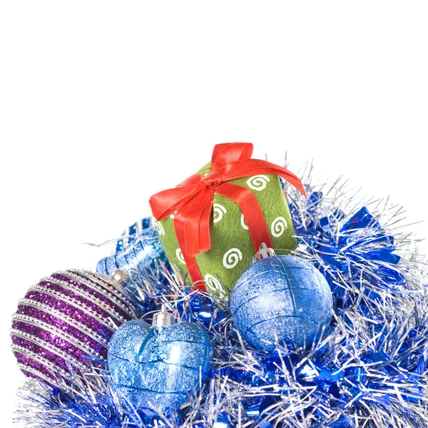 Boules de Noël avec décoration — Photo