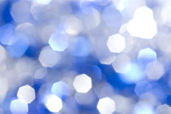 블루 크리스마스 빛 배경 — 스톡 사진