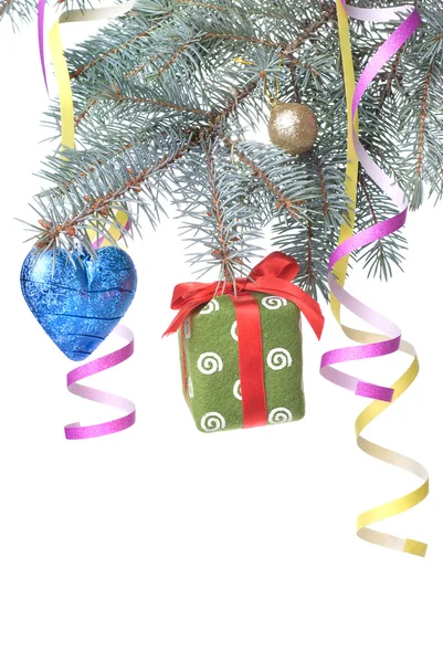 Regalo di Natale e decorazione — Foto Stock