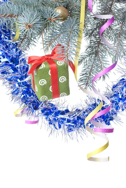 Noel hediyesi ve dekorasyon — Stok fotoğraf