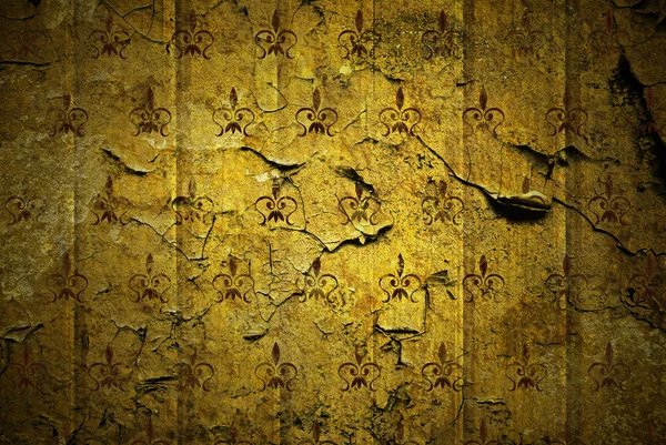 Grunge starobylé žluté pozadí — Stock fotografie