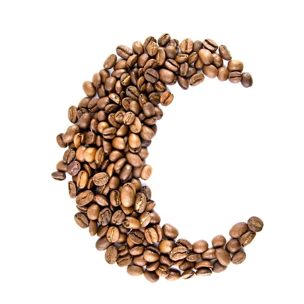 Lua de grãos de café — Fotografia de Stock