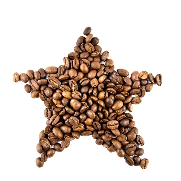 コーヒー豆からスターします。 — ストック写真