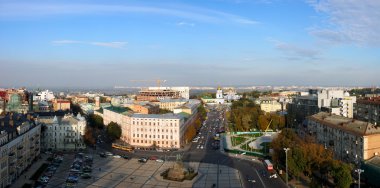 Panorama of Kyiv clipart