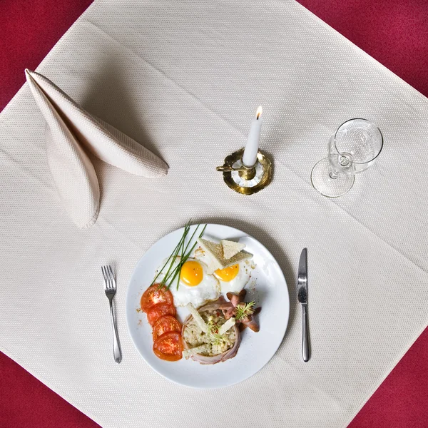 Desayuno inglés en la mesa 2 — Foto de Stock