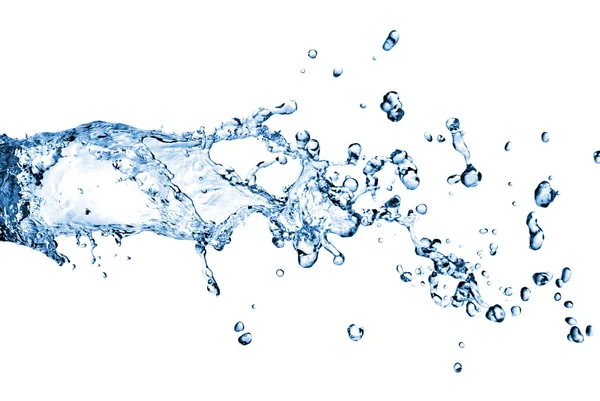 Víz-splash elszigetelt buborékok — Stock Fotó