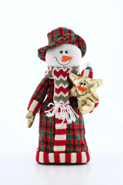 Muñeco de nieve divertido —  Fotos de Stock